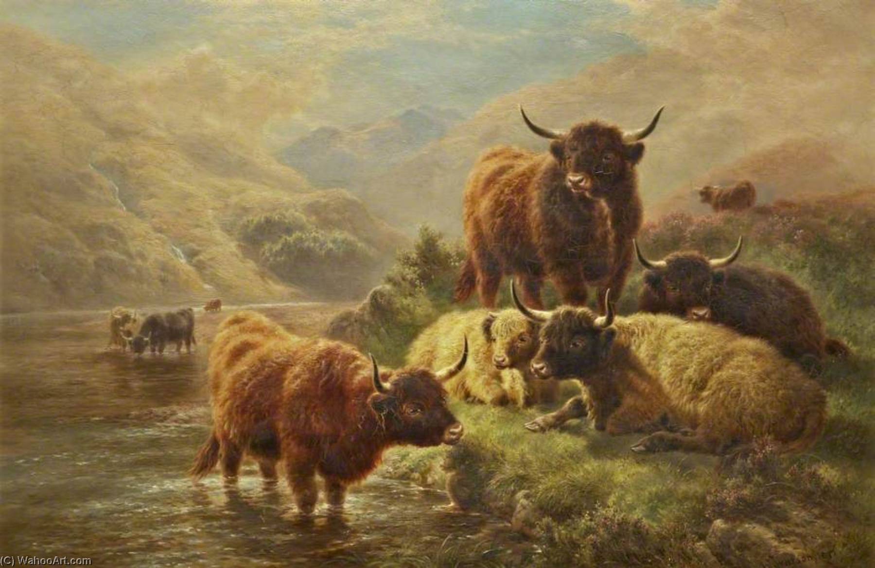 On The Goil, Glen Goil, Argyllshire — William Watson Ii