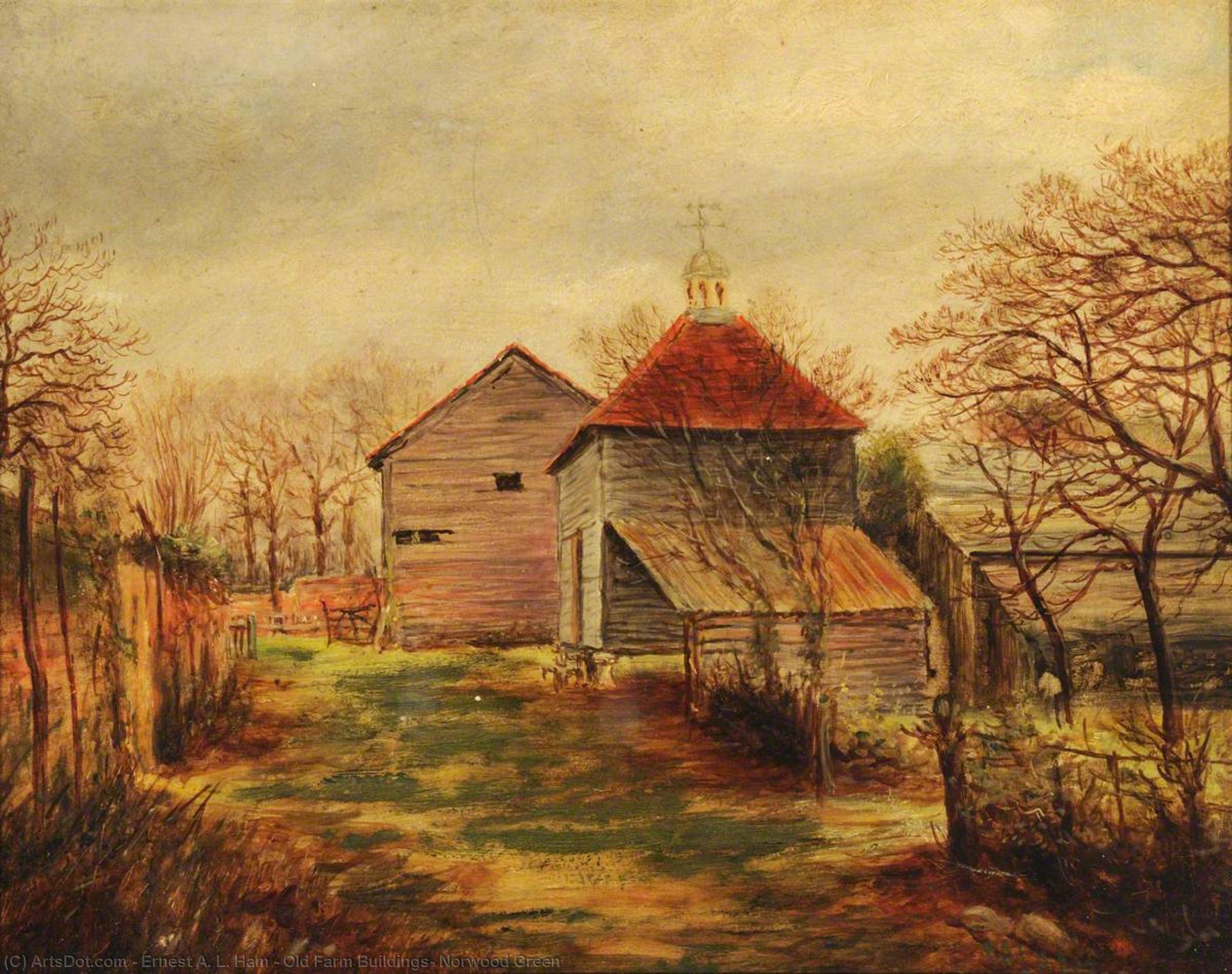 Old Farm Buildings, Norwood Green — Ernest A. L. Ham