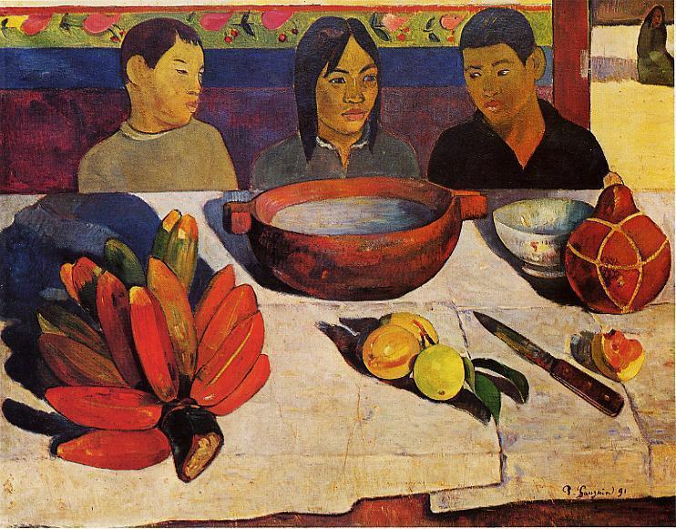 The Meal (also Known As The Bananas) — Eugène Henri Paul Gauguin