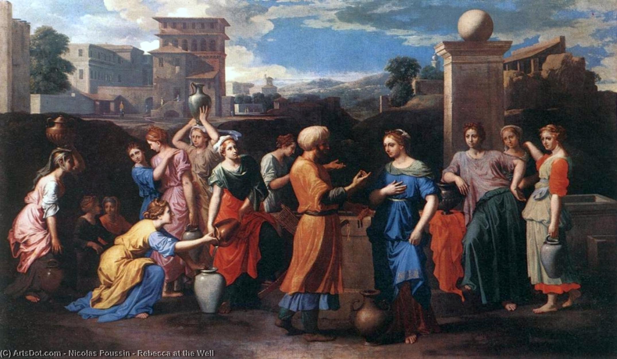 Rebecca At The Well — Nicolas Poussin