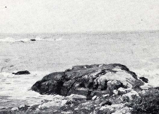 Rocks, Gloucester, Massachusetts, (painting) — William Edward Norton
