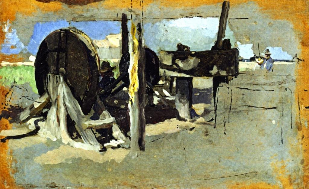 Rope Makers, Valencia (sketch) — Joaquín Sorolla Y Bastida