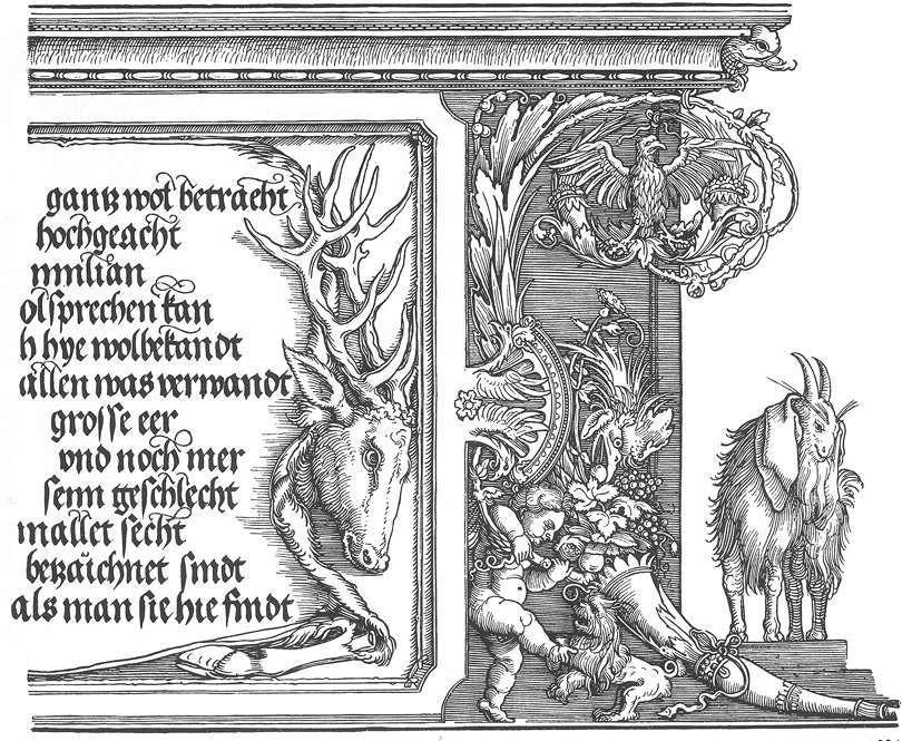 Triumphal Arch (detail) — Albrecht Dürer