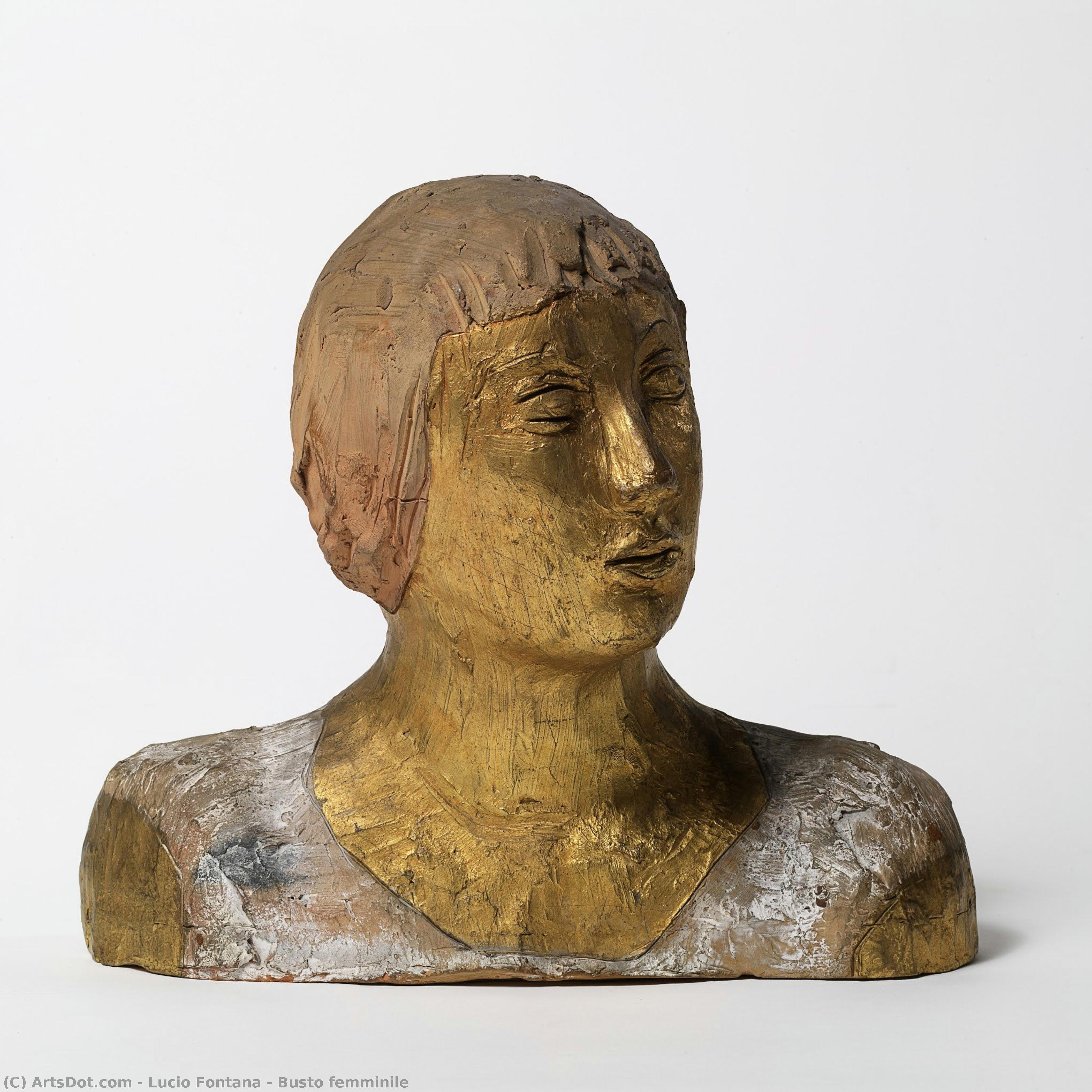 Busto Femminile — Lucio Fontana