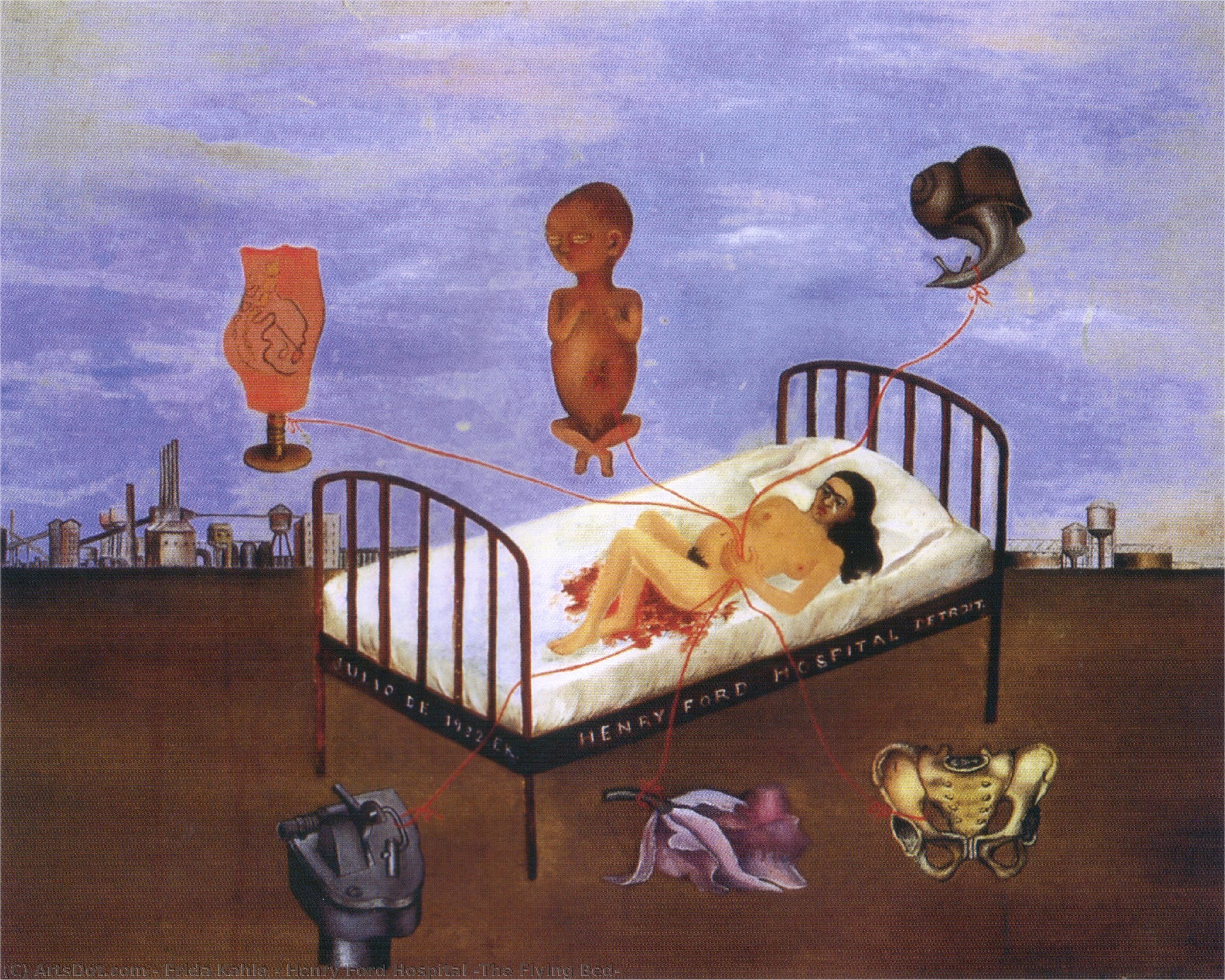 Henry Ford Hospital (the Flying Bed) — Frida Kahlo