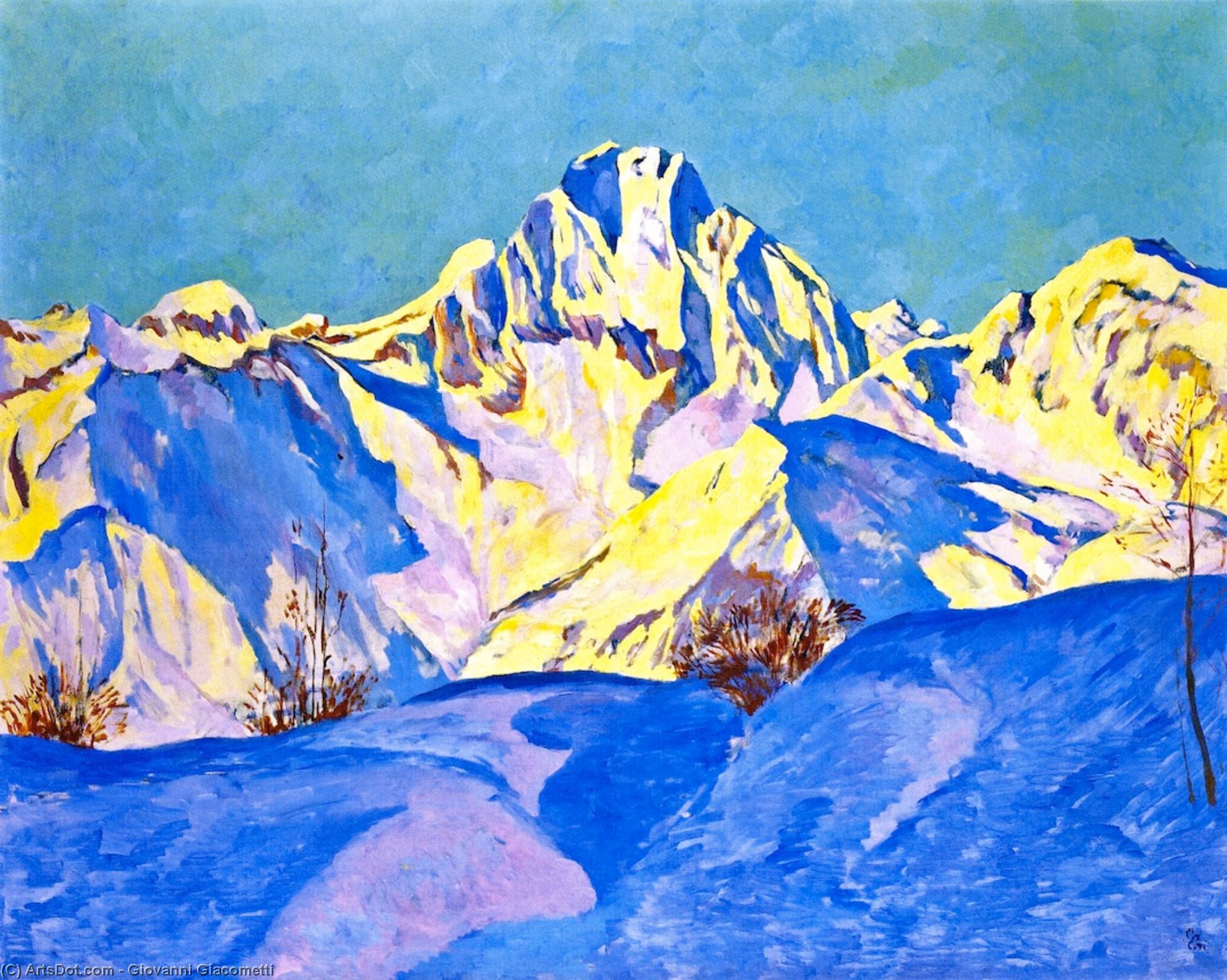 Snow Mountains — Giovanni Giacometti