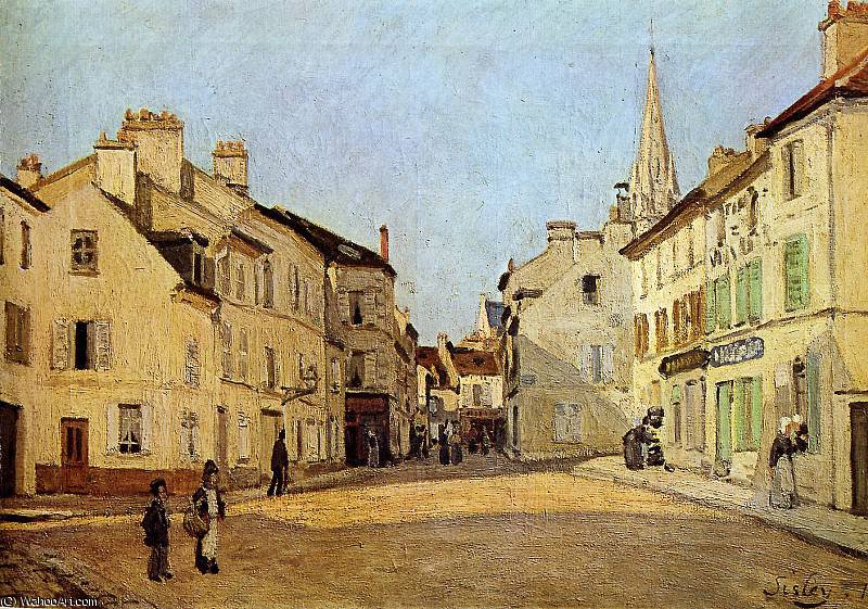 Place In Argenteuil Sun — Alfred Sisley