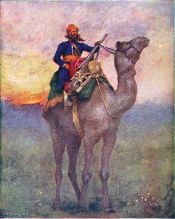 A Swivel-gun Bearer From Rajputana — Mortimer Luddington Menpes