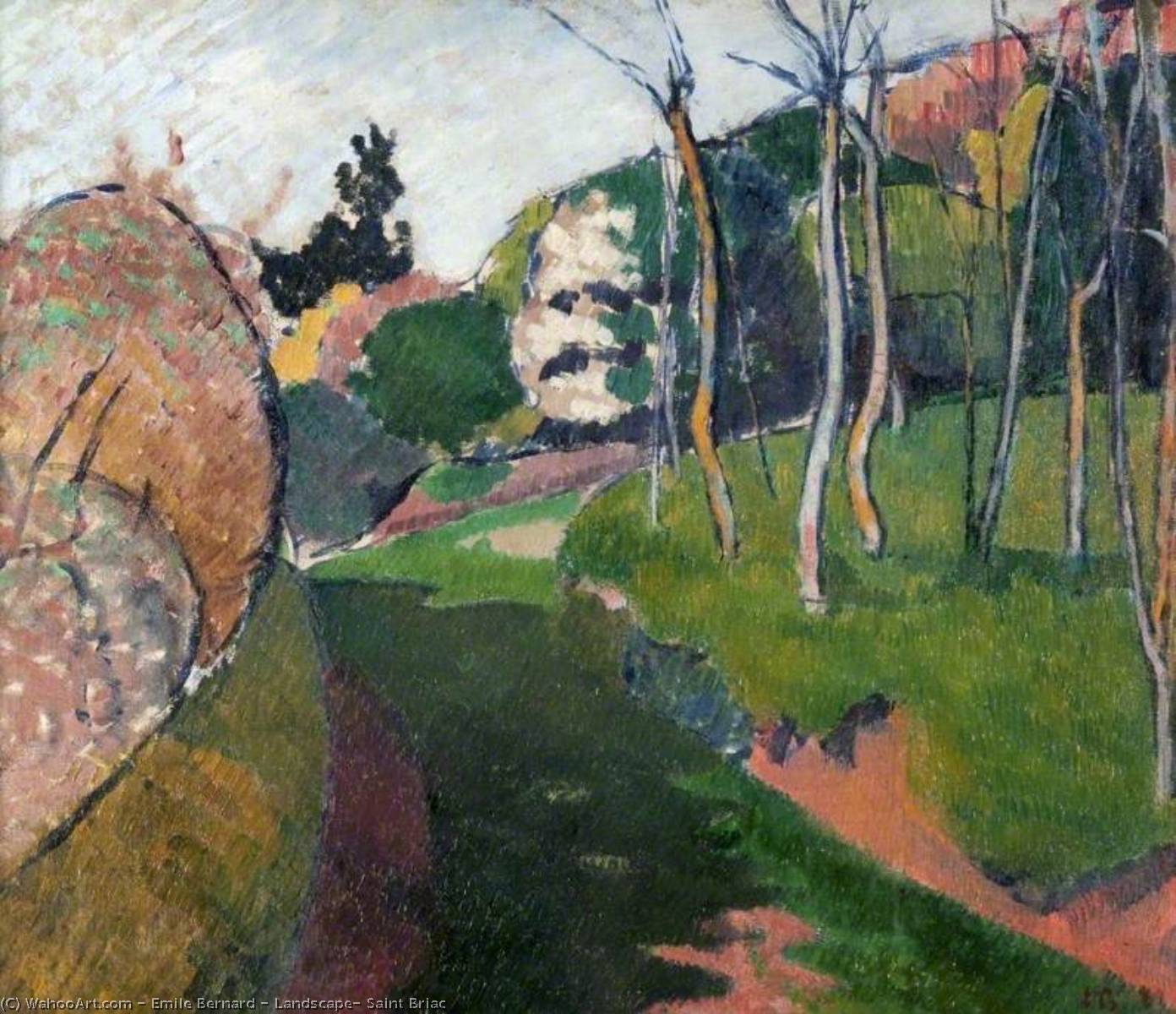 Landscape, Saint Briac — Émile Bernard