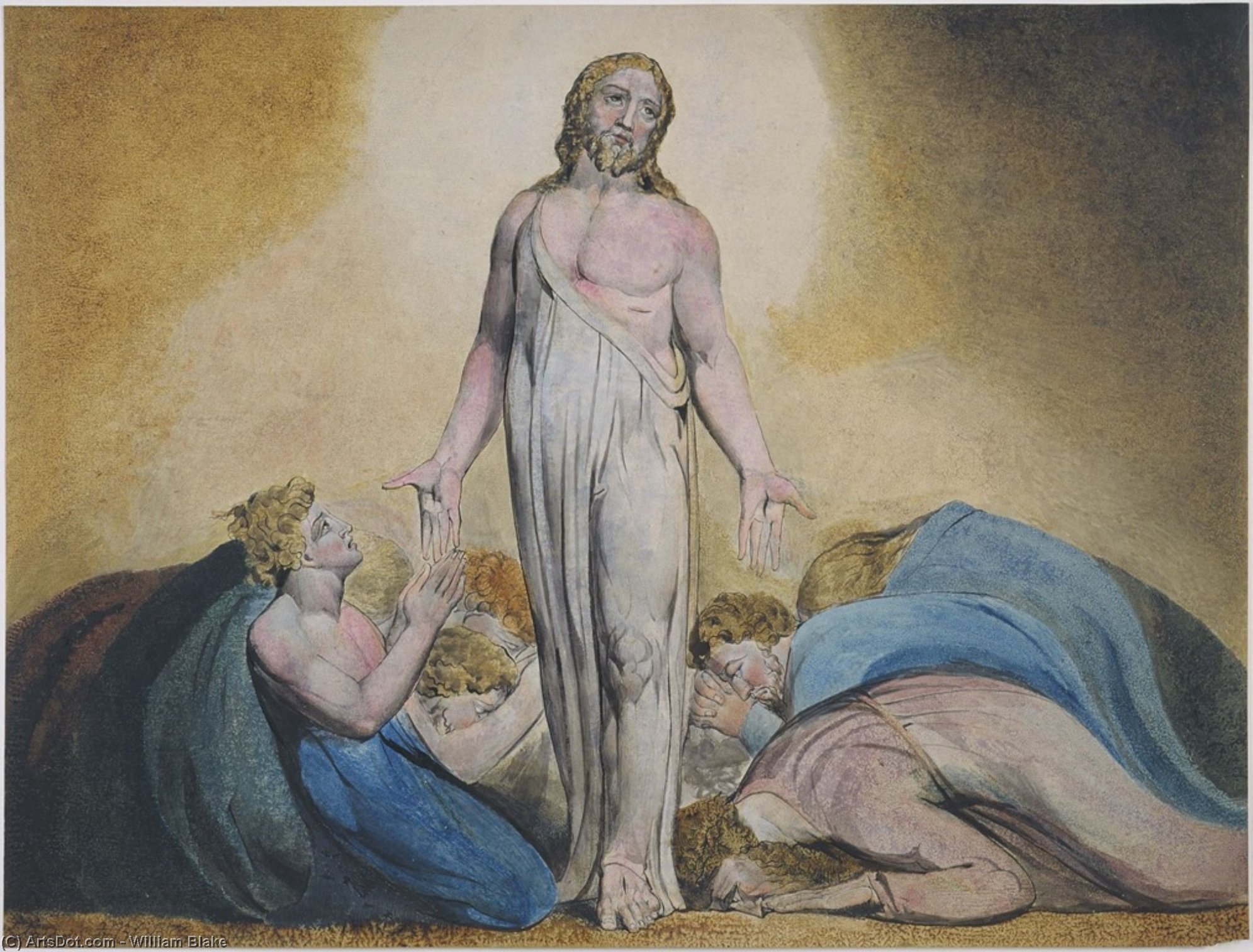 Christ Appearing To His Disciples After The Resurrection — William Blake