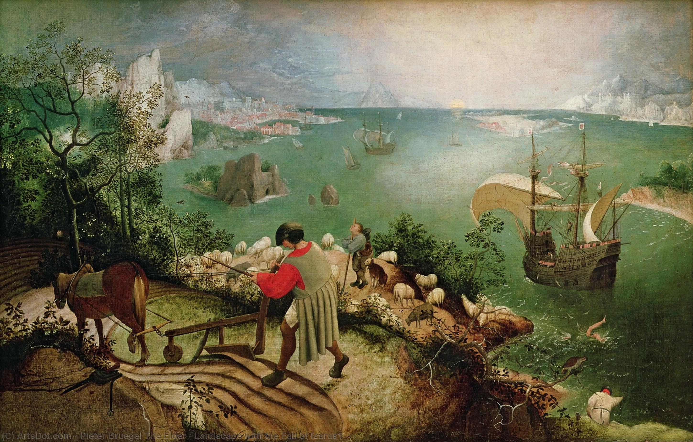 Landscape With The Fall Of Icarus1 — Pieter Bruegel The Elder