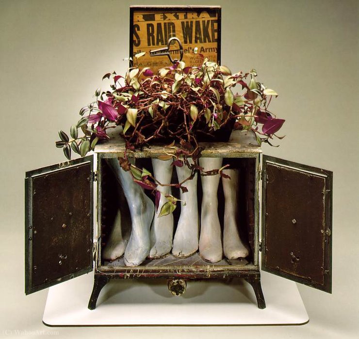 History As A Planter, 84.5 X (52 X 36 Cm) (1961) — Edward Kienholz