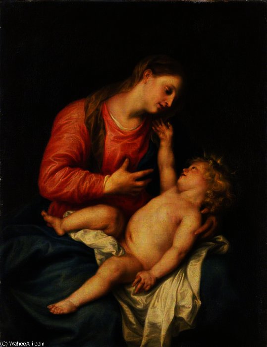 The Virgin And Child — Sir Anthony Van Dyck