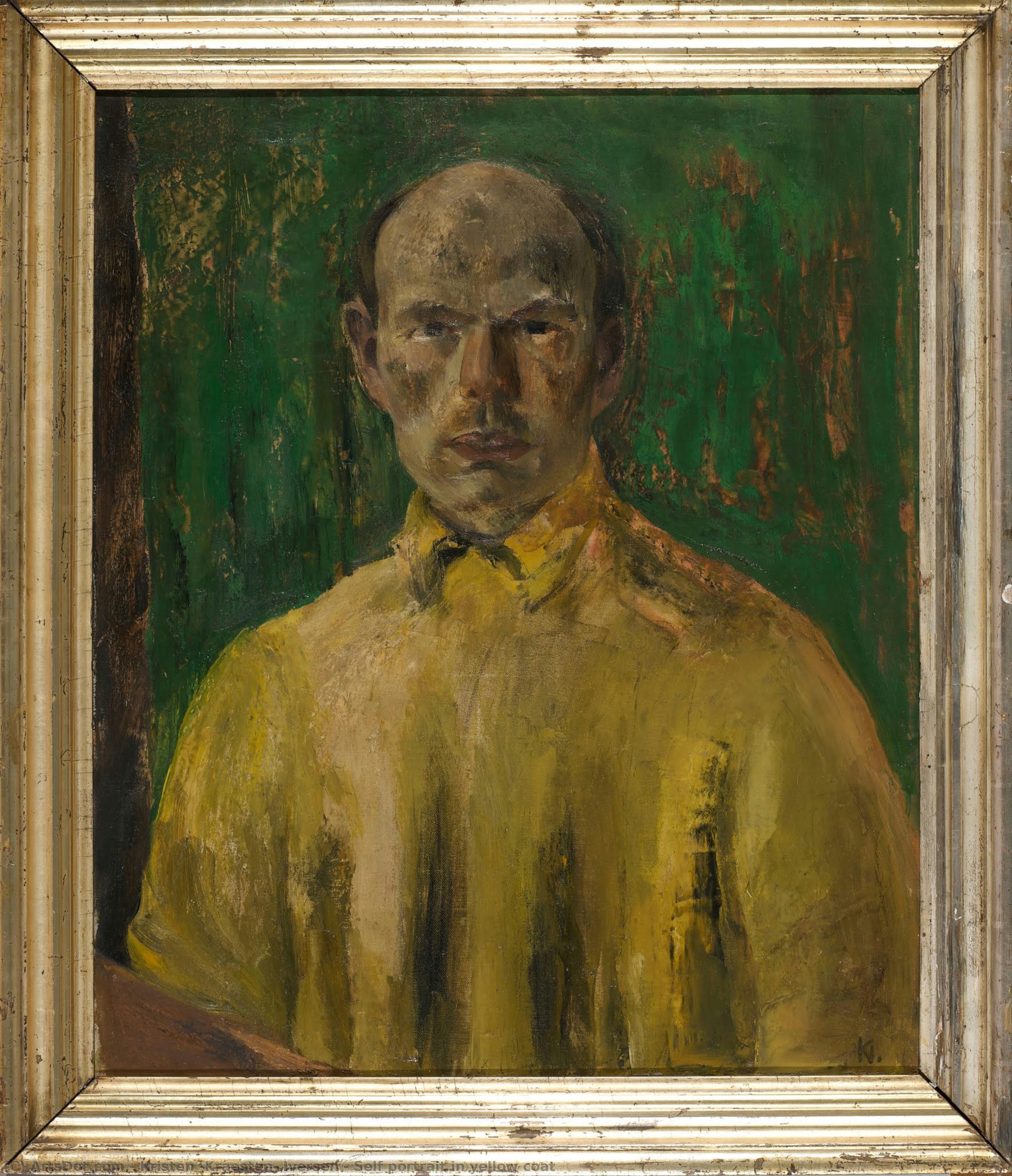 Self Portrait In Yellow Coat — Kristen "kraesten" Iversen