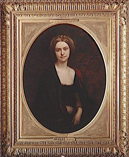 Portrait De Madame Janvier D'attainville — Ernest Hébert (antoine Auguste Ernest Hebert)