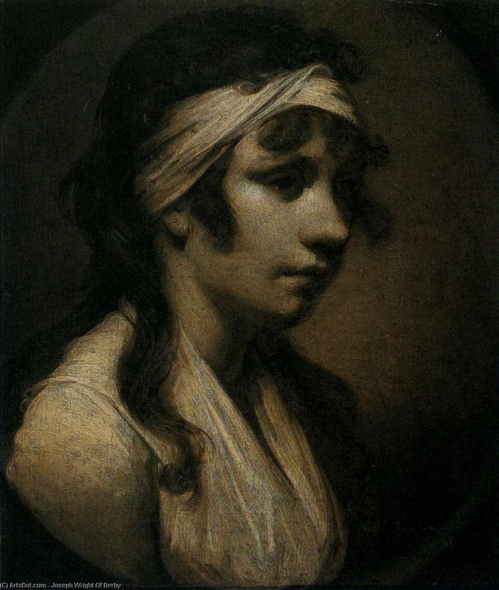 Harriet Wright, The Artist's Daughter — Joseph Wright Of Derby