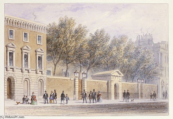 The New Entrance To Grocers — Thomas Hosmer Shepherd