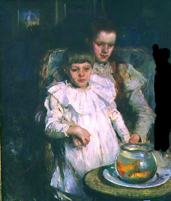 The Goldfish Bowl — Walter Frederick Osborne