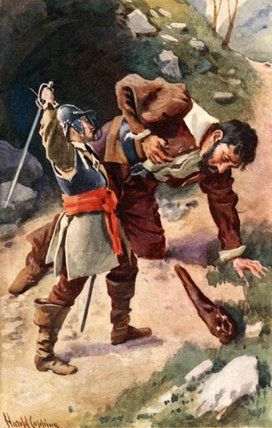 Death Of Giant Maul — Harold Copping