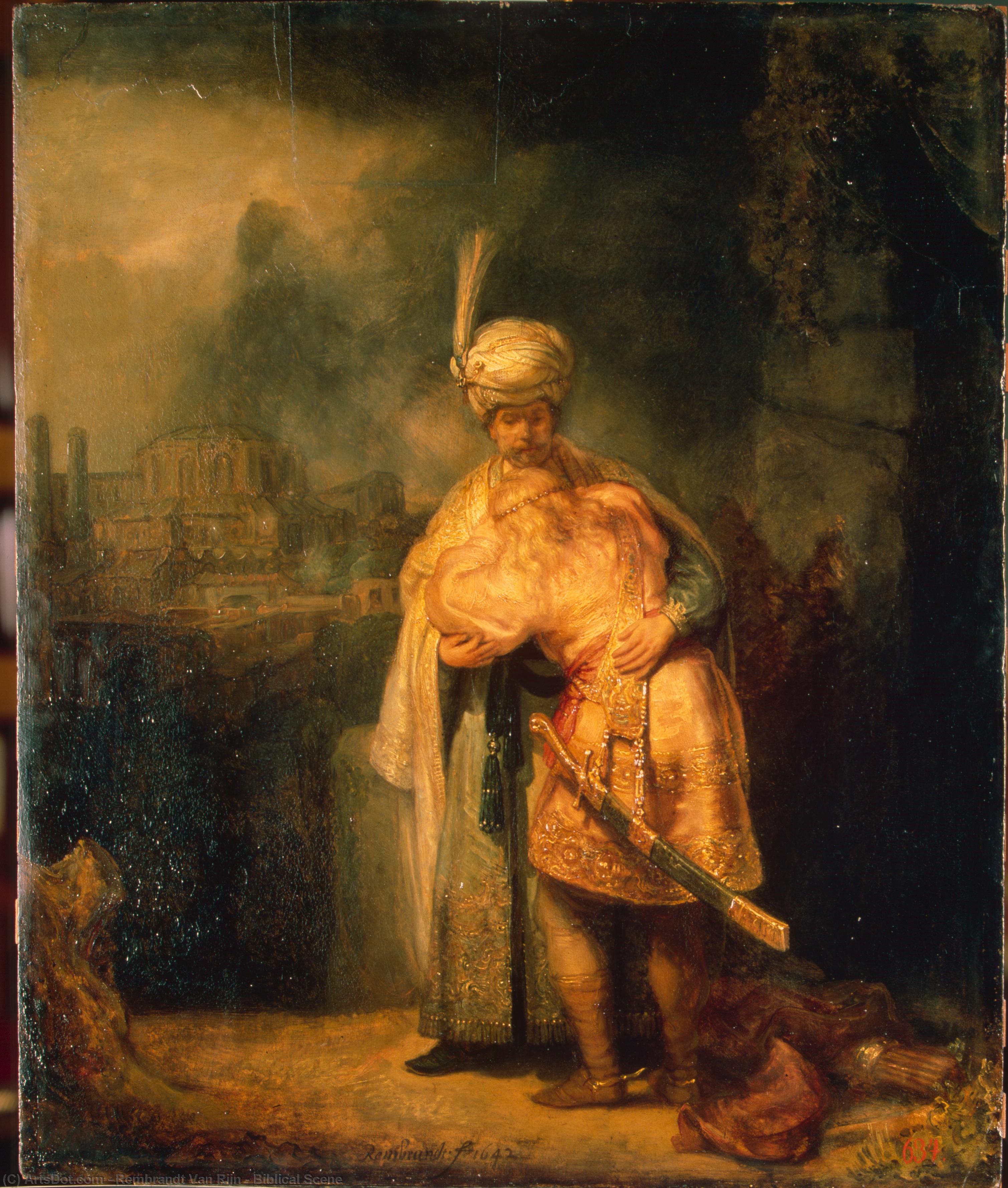 Biblical Scene — Rembrandt Van Rijn