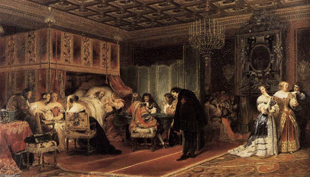 Cardinal Mazarin's Last Sickness — Hippolyte-paul Delaroche
