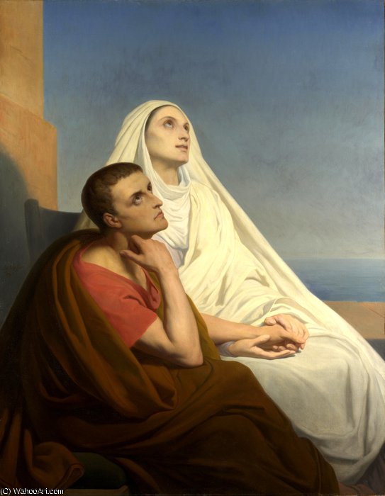 Saints Augustine And Monica — Ary Scheffer