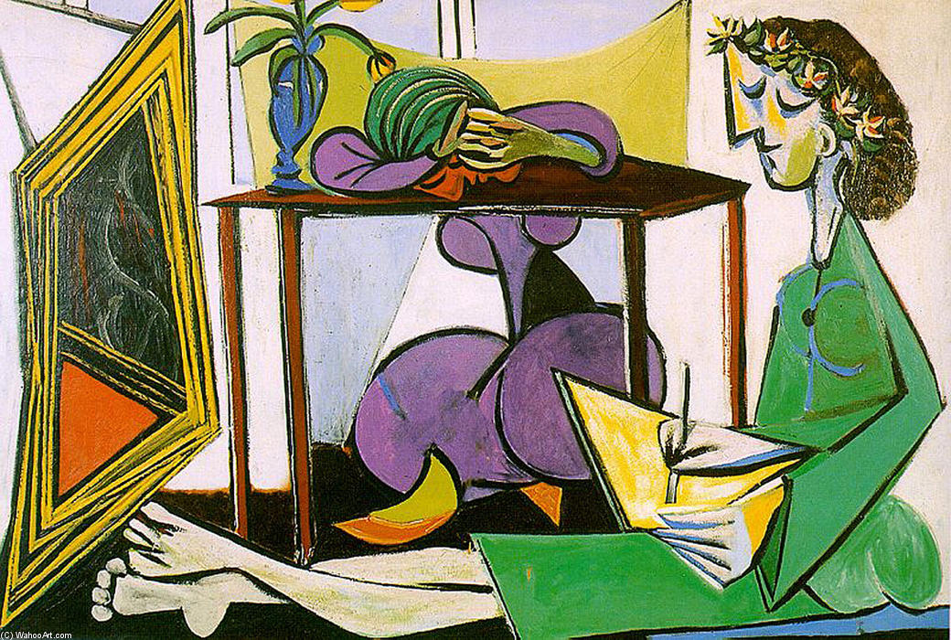 Interior With Girl Drawing — Pablo Picasso