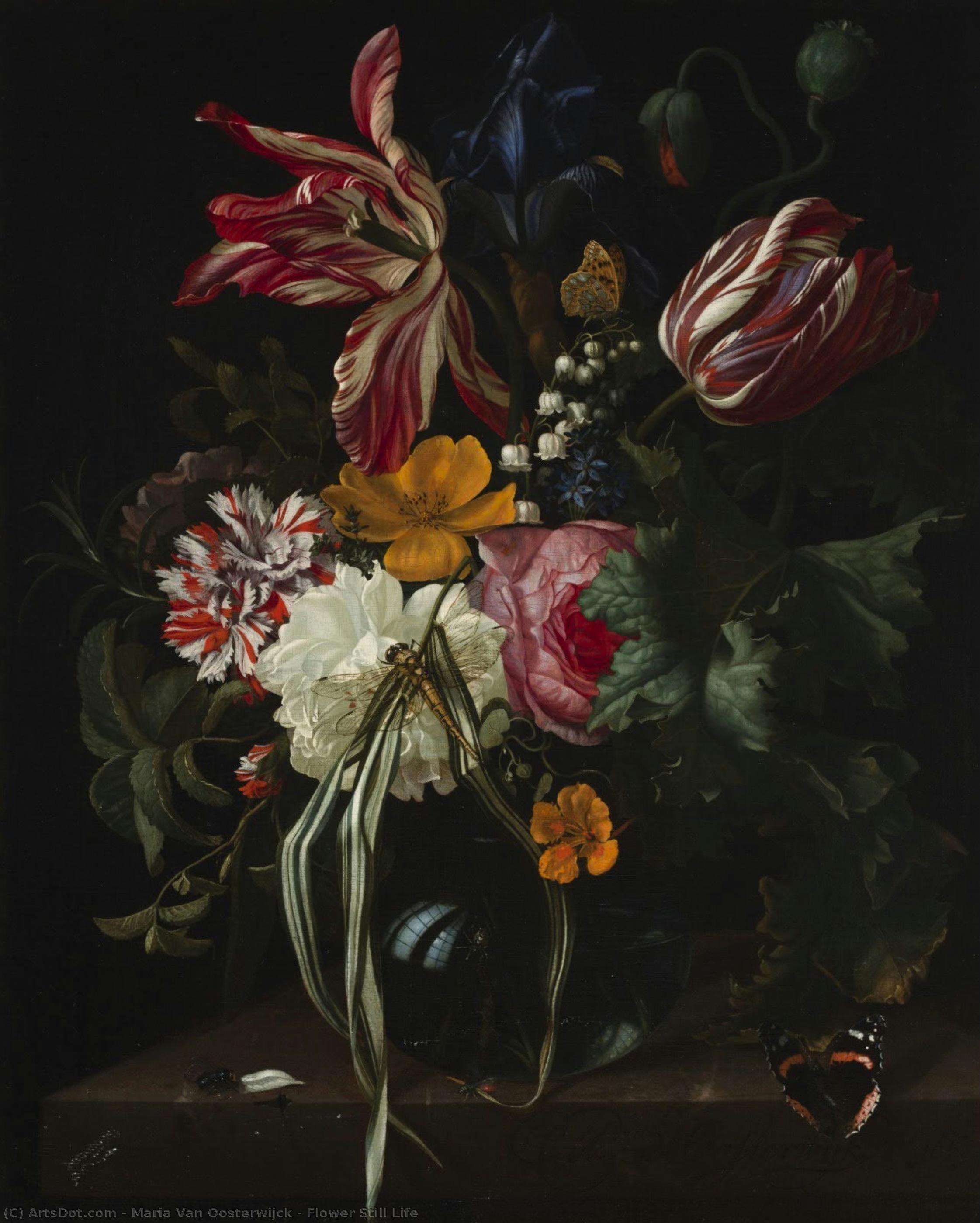 Flower Still Life — Maria Van Oosterwijck
