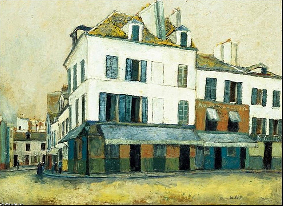 Square Tertre On Montmartre — Maurice Utrillo