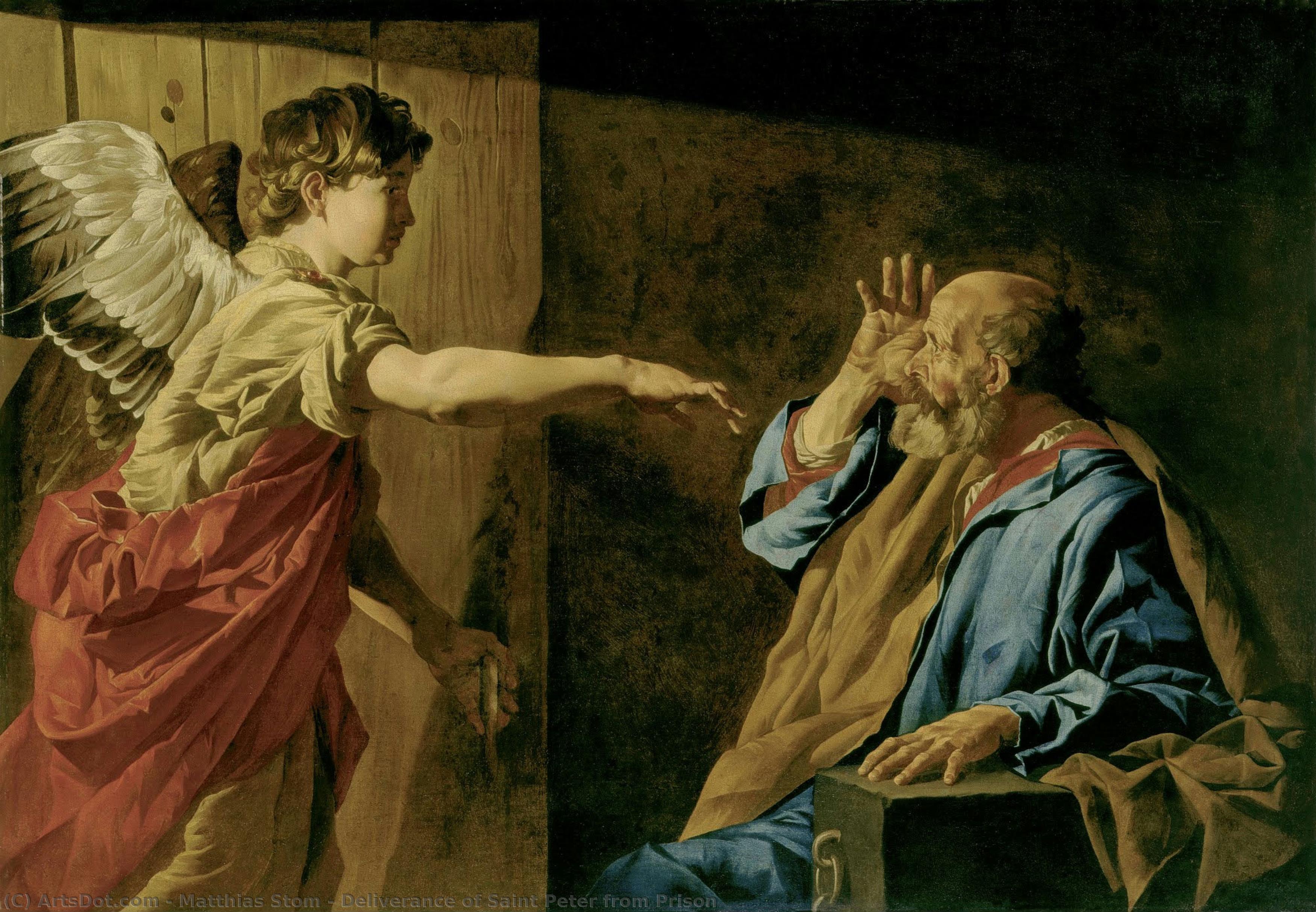 Deliverance Of Saint Peter From Prison — Matthias Stom