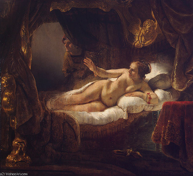 Danae, Eremitaget — Rembrandt Van Rijn