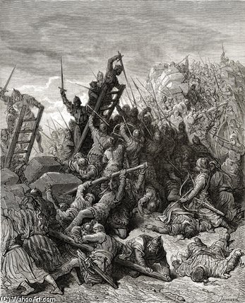The Siege Of Ptolemais — Paul Gustave Doré