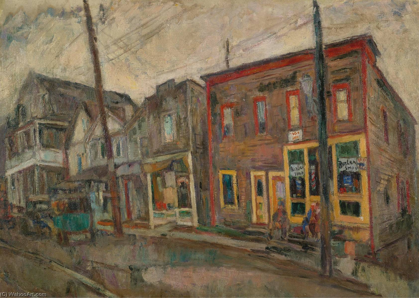 Street In The Bronx — Abraham A Manievich