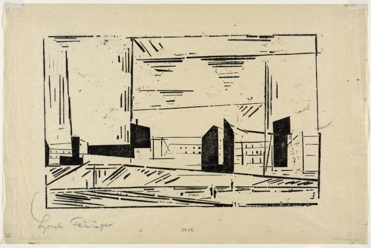 Suburb, 1 — Lyonel Feininger