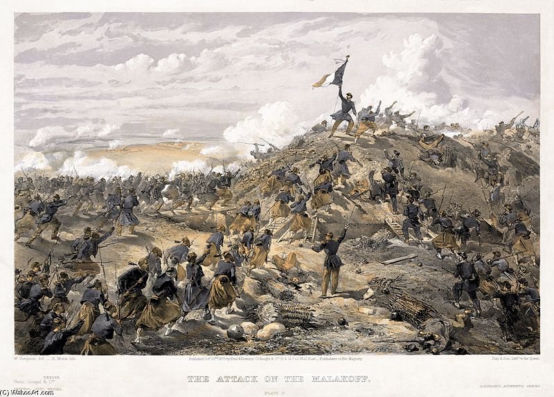 Attack On The Malakoff — William Simpson