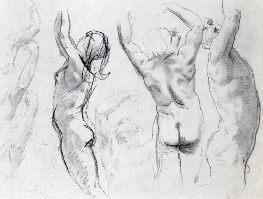 Studies Of A Nude Youth — John Singer Sargent