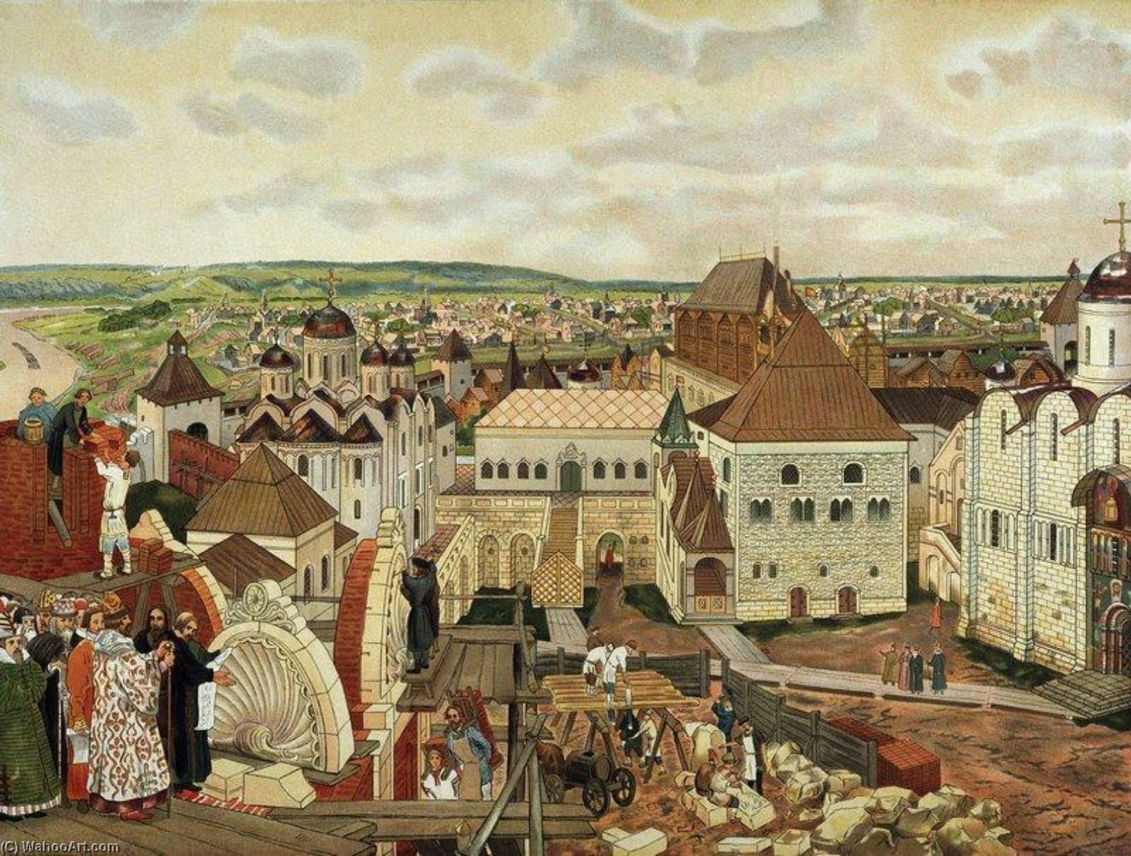 In The Moscow Kremlin — Apollinari Vasnetsov