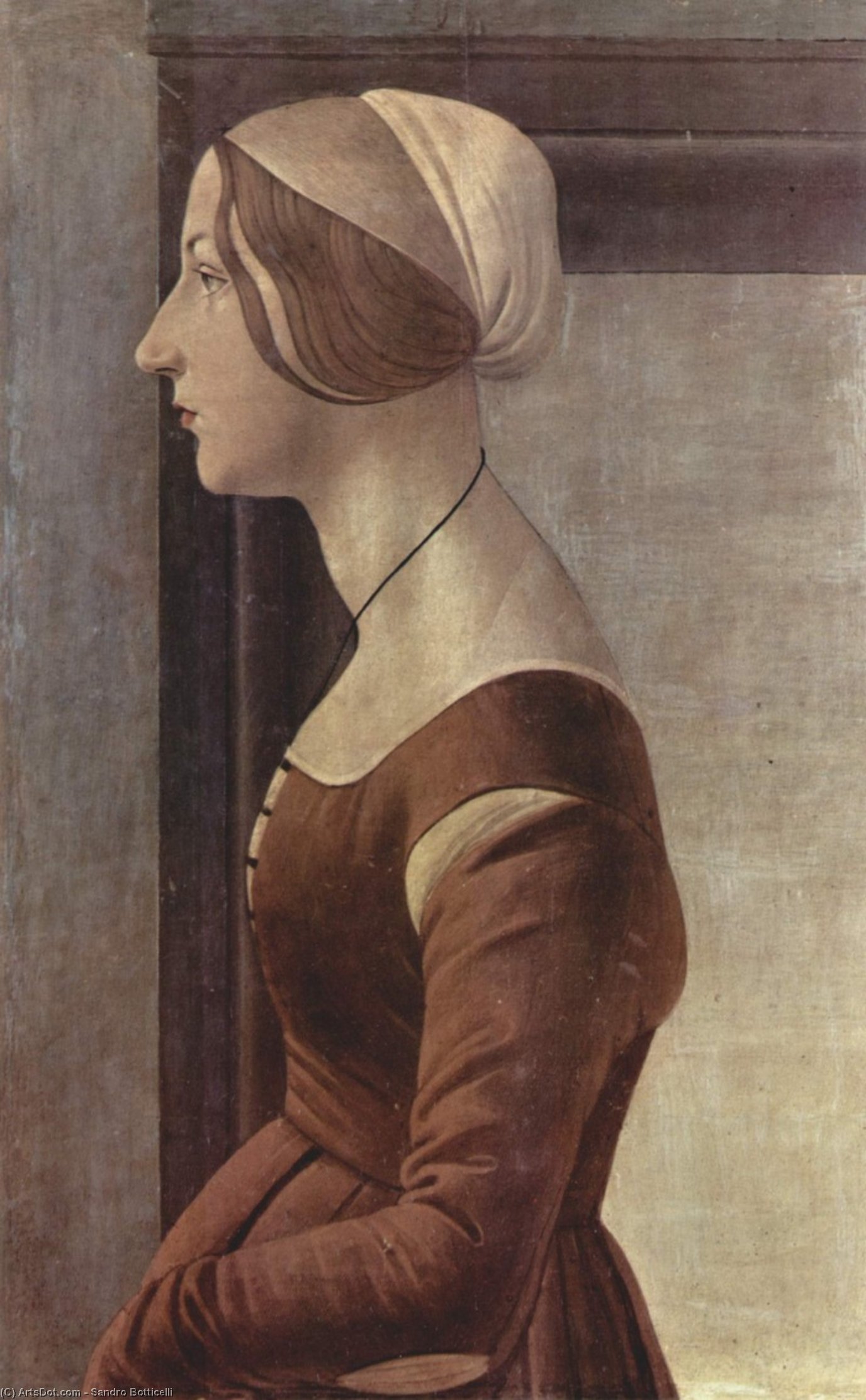 Portrait Of A Young Woman — Sandro Botticelli