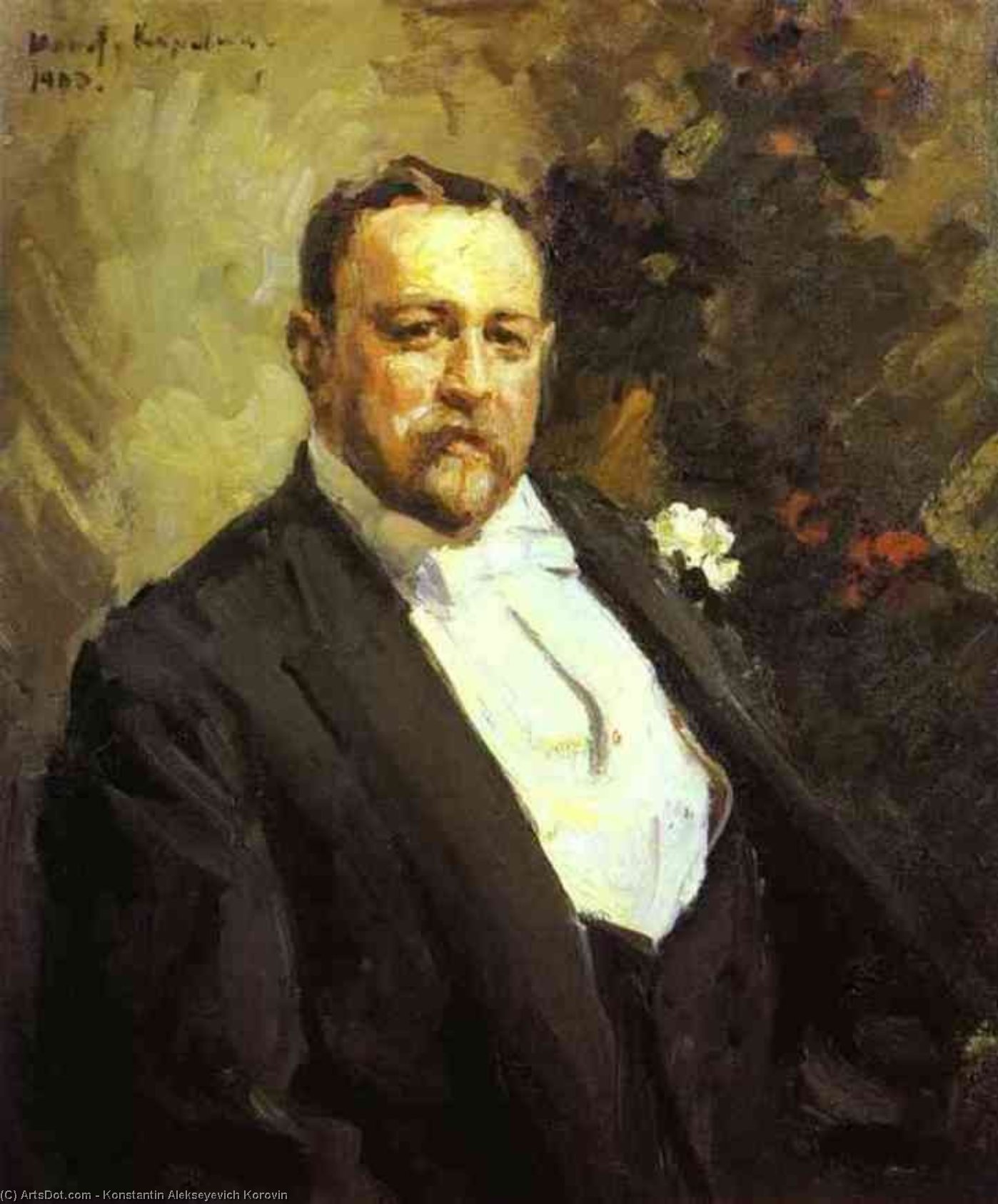 Portrait Of Ivan Morozov — Konstantin Alexeievitch Korovin