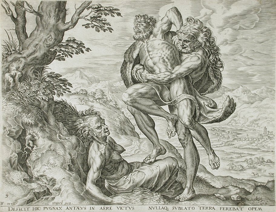 Hercules Defeats Antaeus — Cornelis Cort