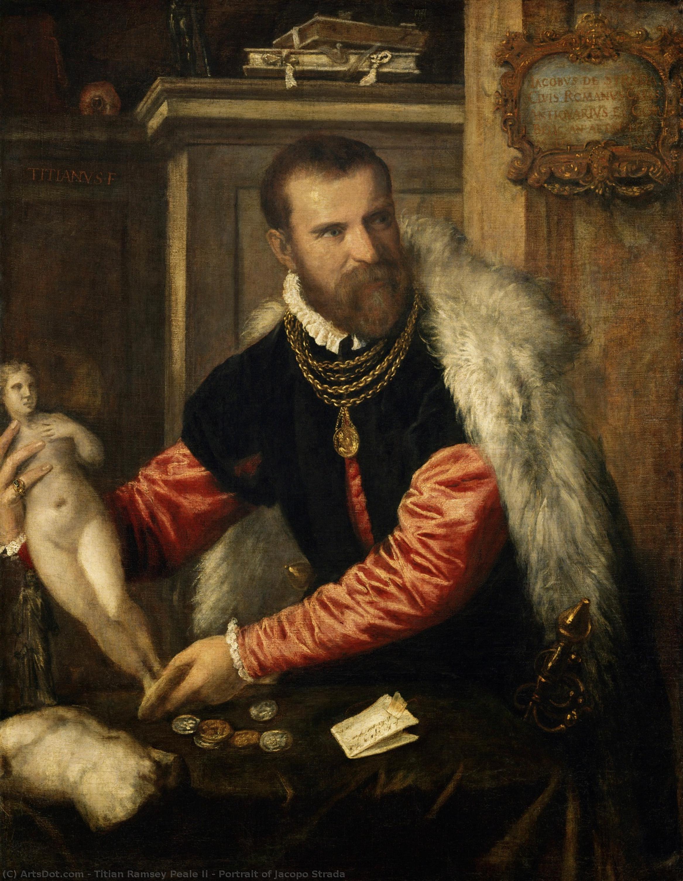 Portrait Of Jacopo Strada — Titian Ramsay Peale Ii