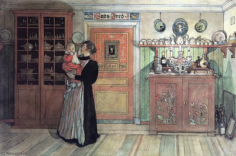Between Xmas ^ New Year — Carl Larsson
