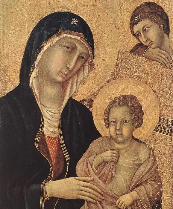 Maestà (detail) — Duccio Di Buoninsegna