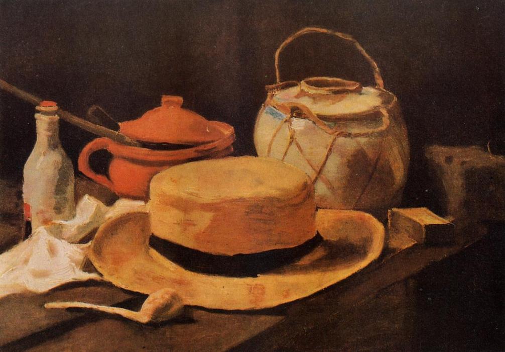 Still Life With Yellow Hat — Vincent Willem Van Gogh