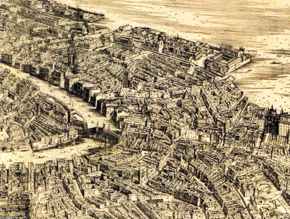 Plan Of Venice (detail) — Jacopo De Barbari