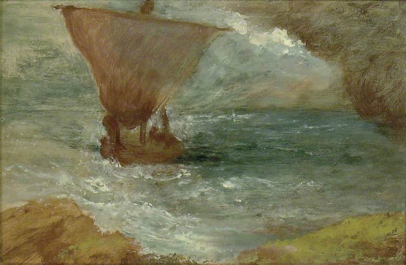 In The Aegean Sea — Edward Calvert