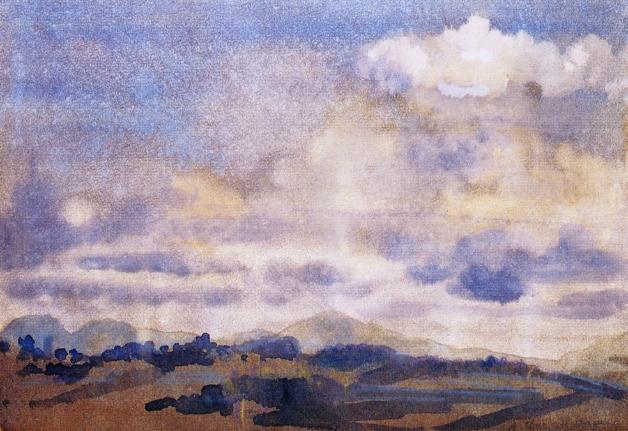 Mountain Landscape — Arthur B. Davies