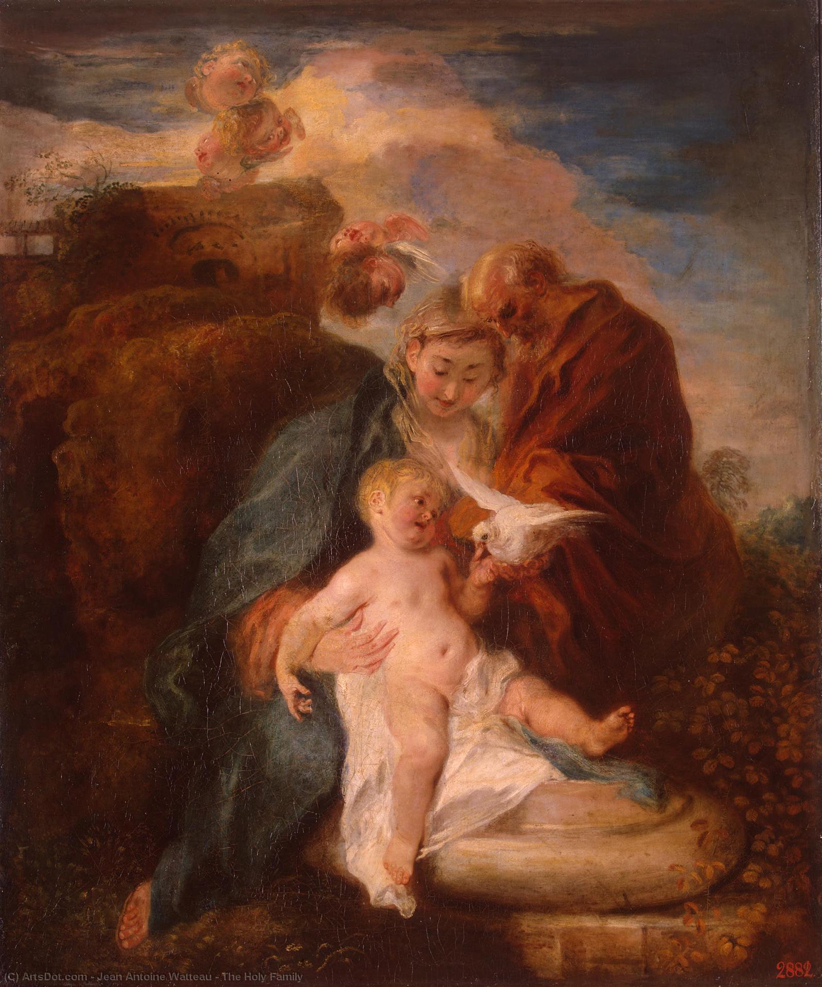 The Holy Family — Jean-antoine Watteau