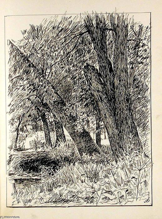 Tree Trunks — John Ottis Adams