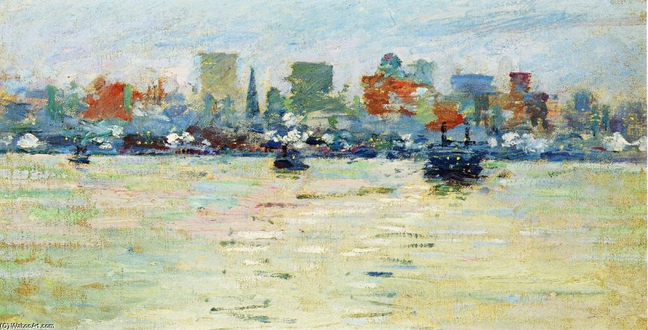 The Ferry — Theodore Robinson